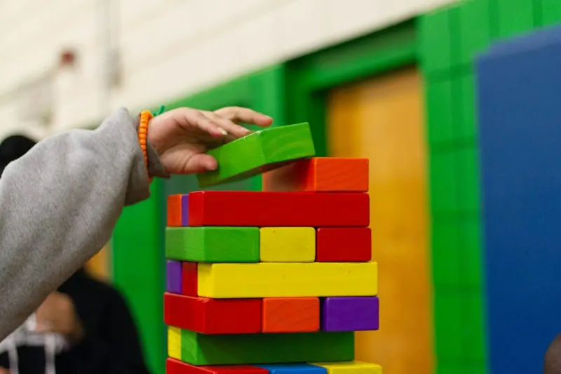 Toy time — a moment from the day at Springfield Play School